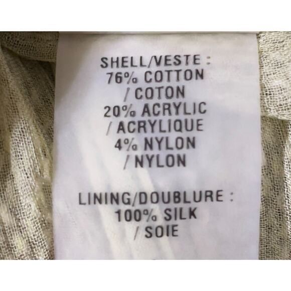 Elie Tahari Exquisite Art‑to‑Wear Green Tweed Lightweight Blazer Jacket Large - Picture 10 of 12